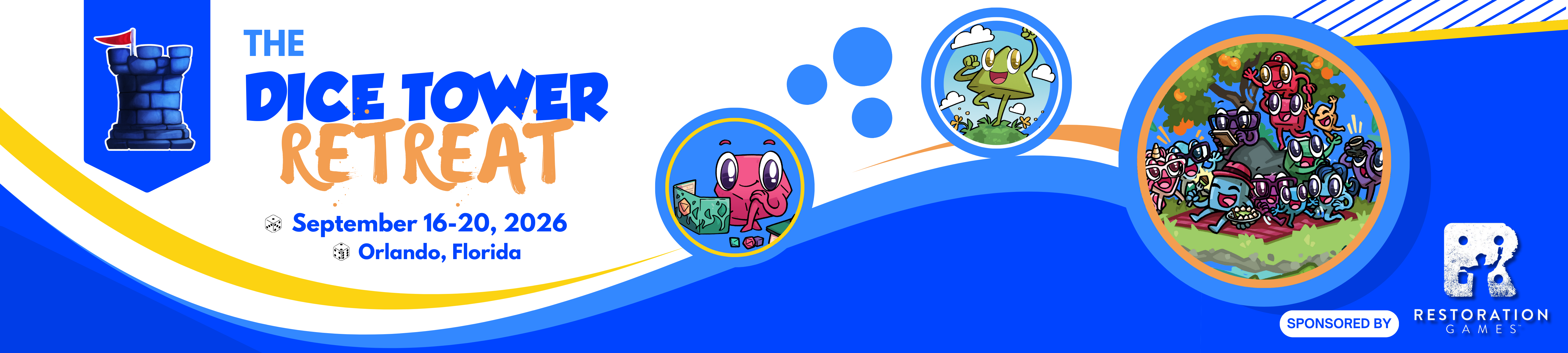 Dice Tower Retreat 2026 September 16th - 20th